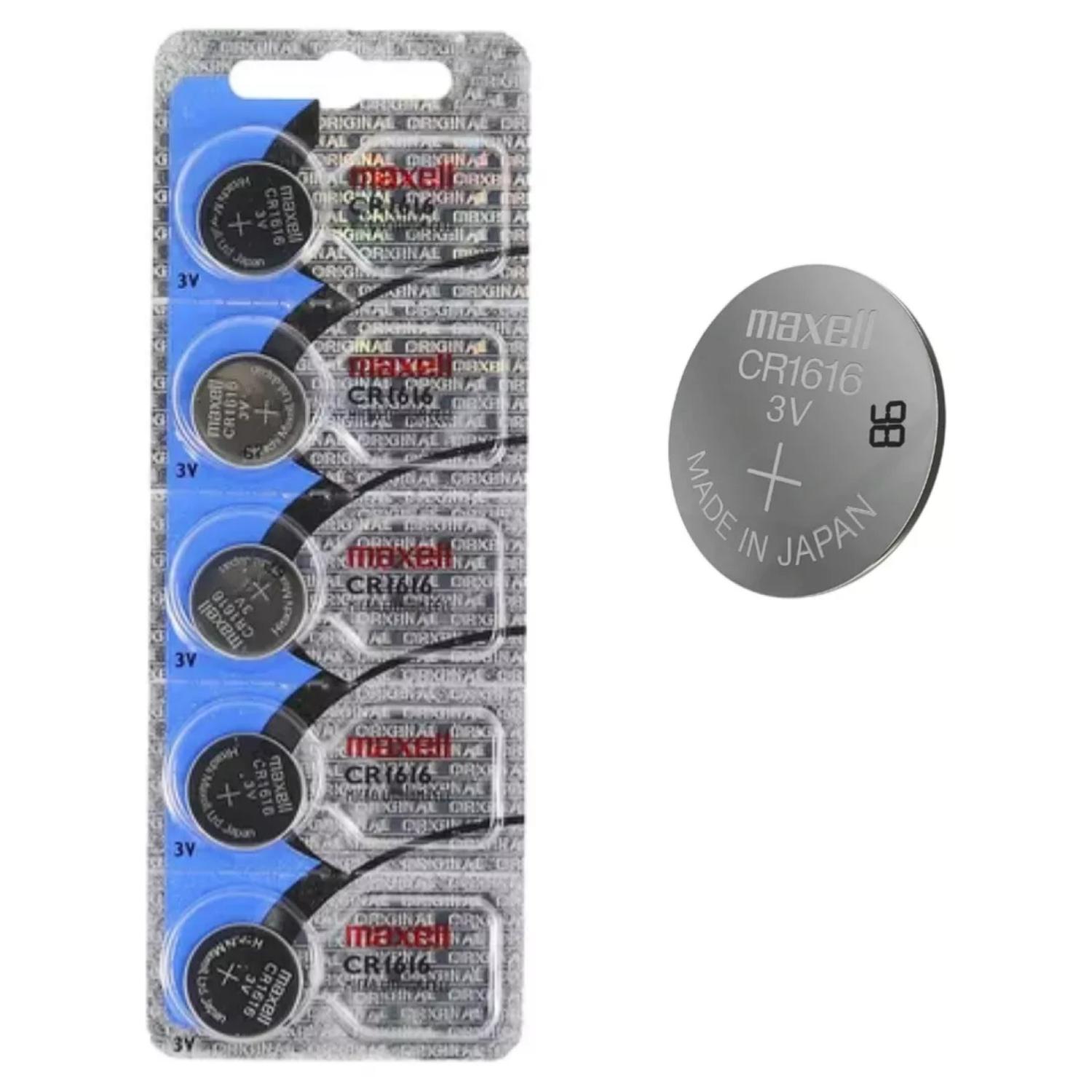 PACK 5 PILAS DE RELOJ CR1616 3V X16165 MAXELL - 2