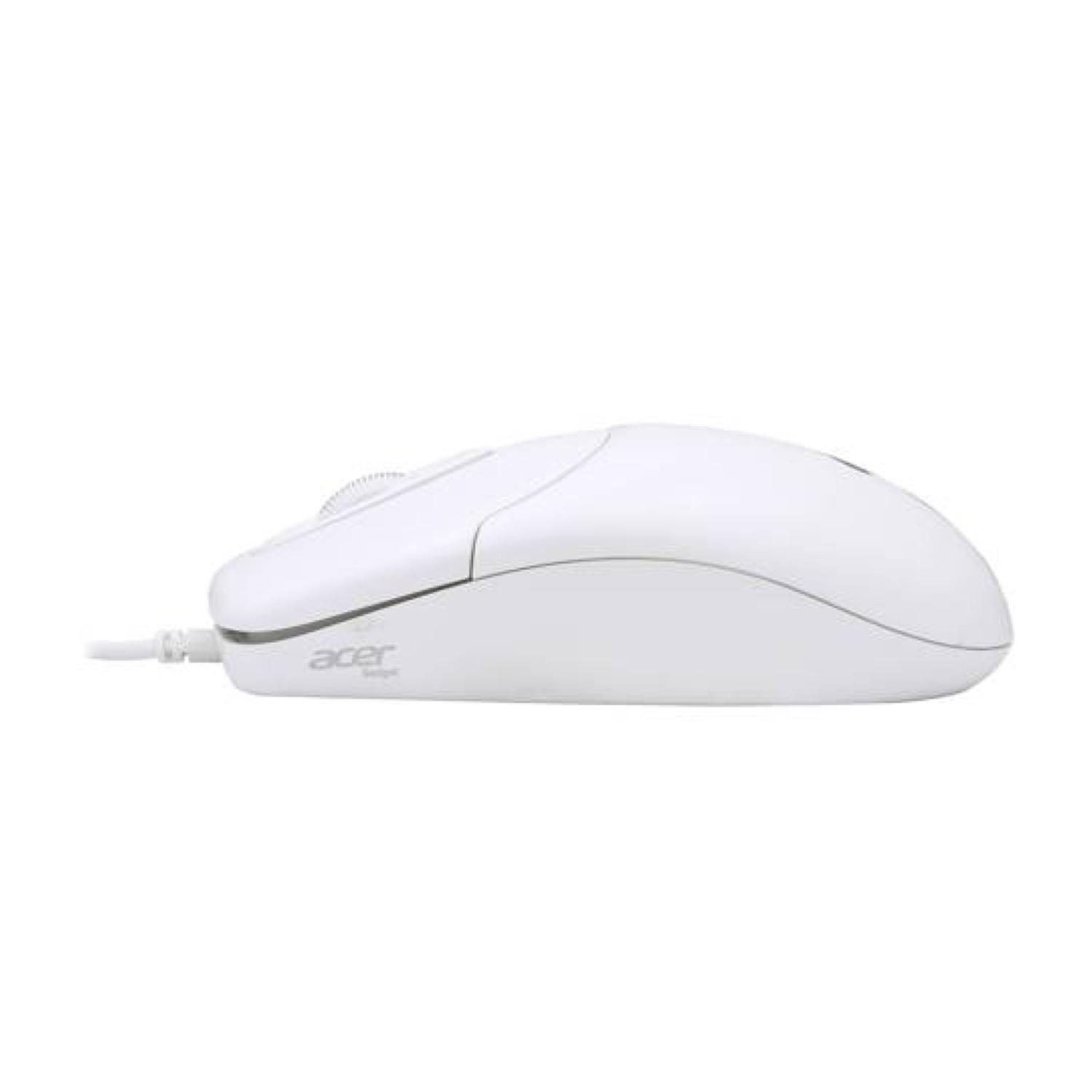MOUSE ALAMBRICO USB 3 BOTONES BLANCO M117 ACER - 2