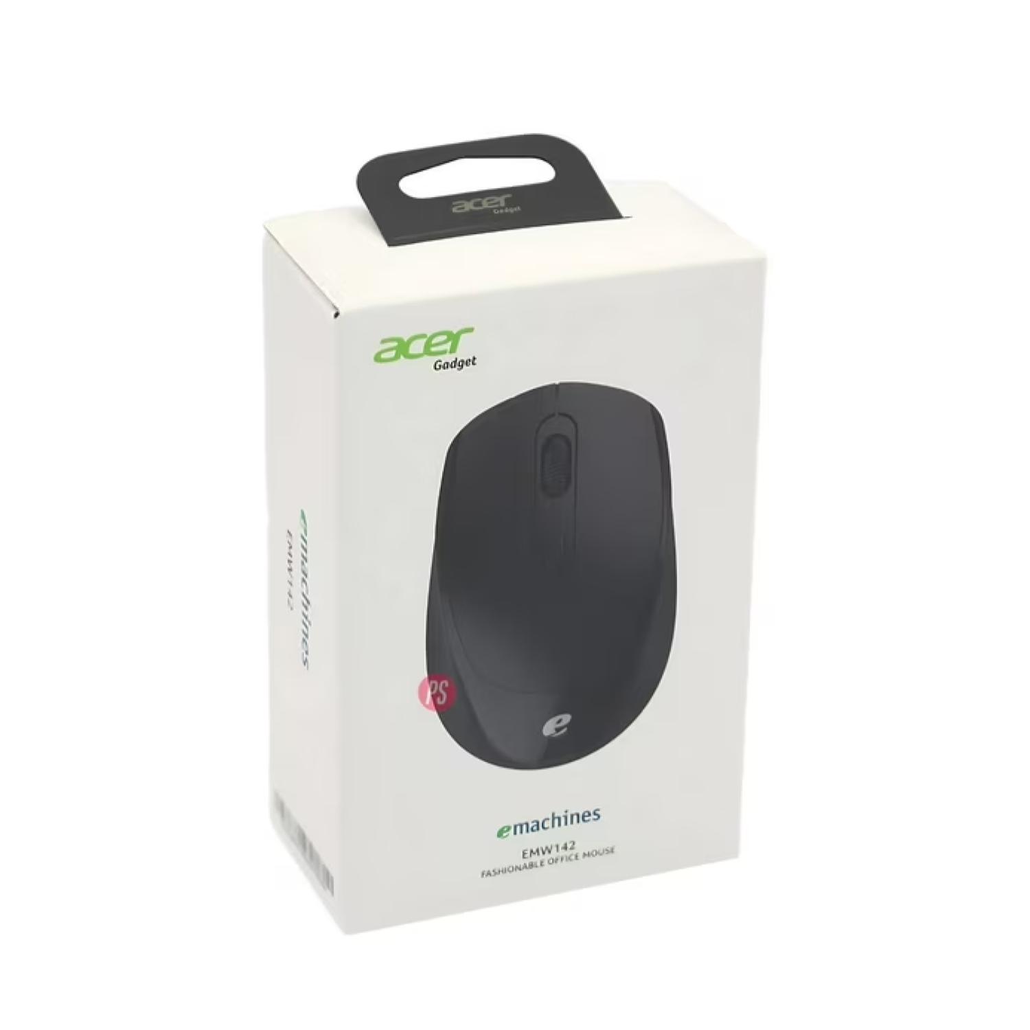 MOUSE INALAMBRICO USB 4 BOTONES 1600DPI NEGRO EMW142 ACER - 3