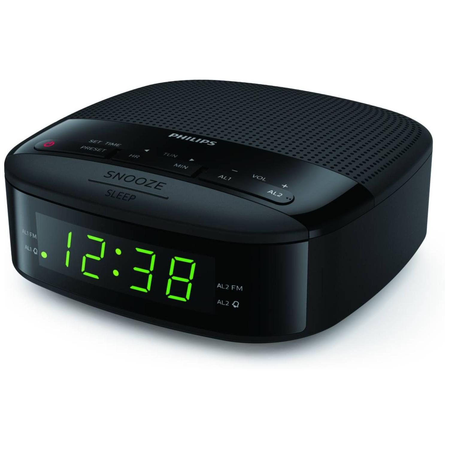 RADIO RELOJ DESPERTADOR BLUETOOTH FM NEGRO TAR3205 PHILIPS - 2