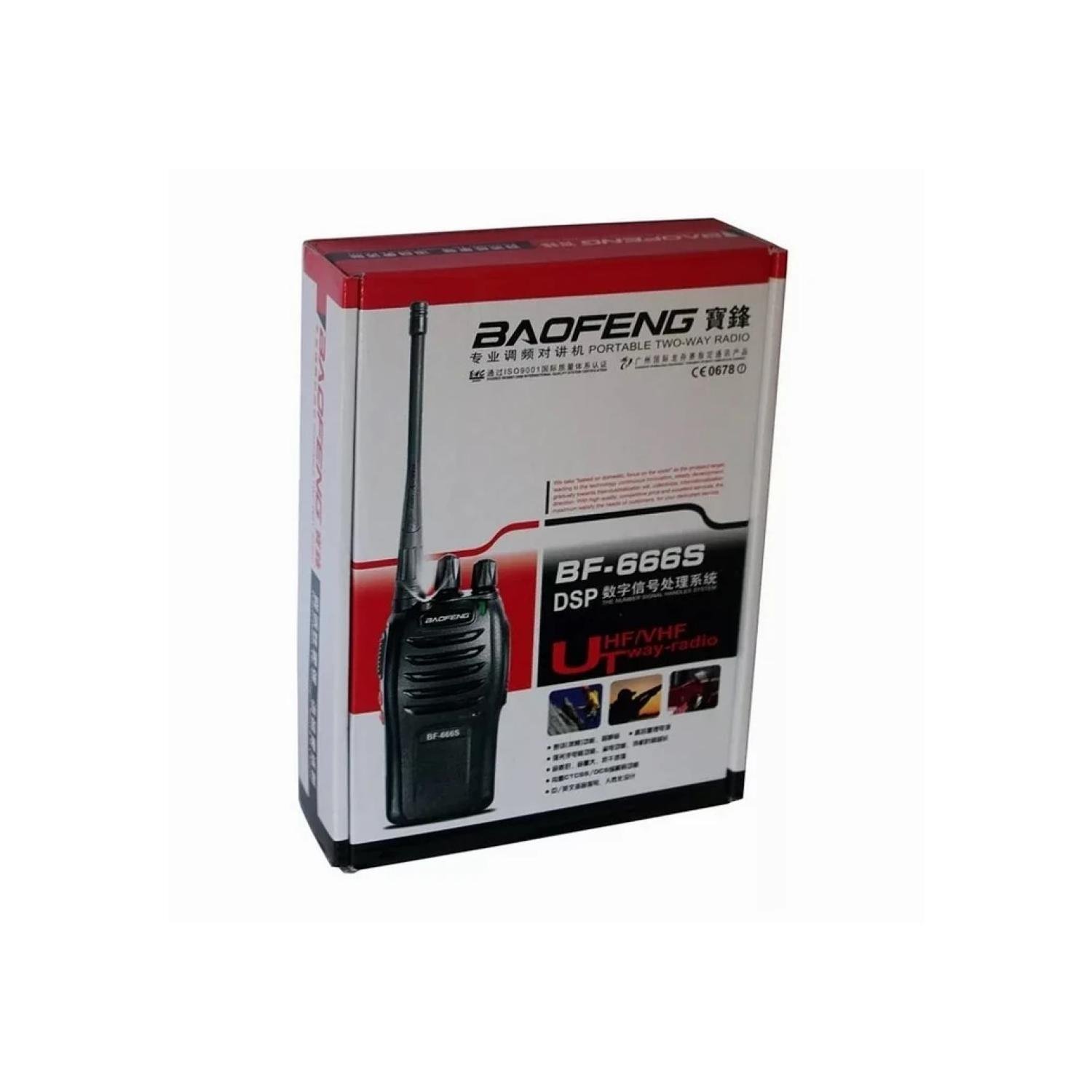RADIO TRANSMISOR 2 VIAS 16 CANALES NEGRO N00666 BAOFENG - 3