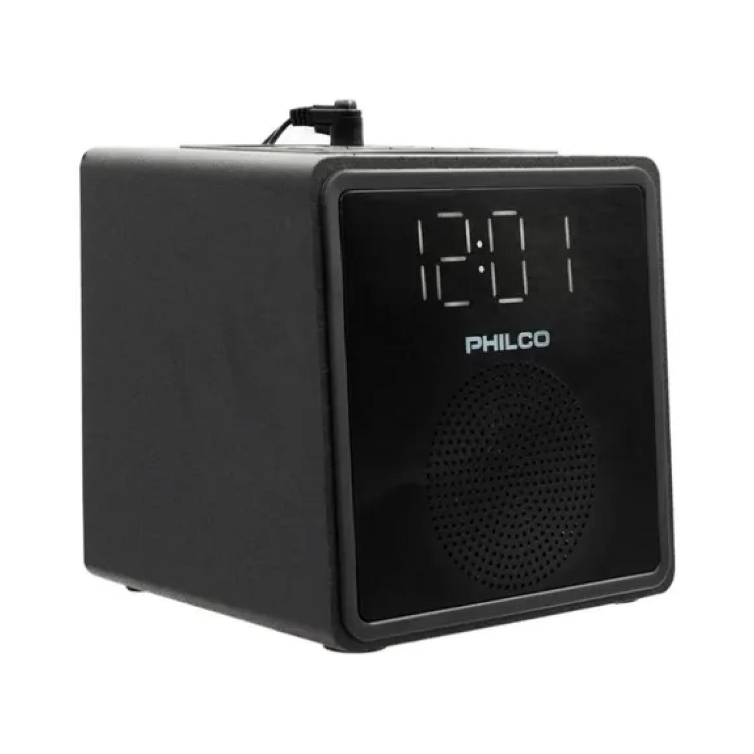 RADIO FM RELOJ LED BLUETOOTH ALARMA NEGRO PAR3206BT PHILCO - 2