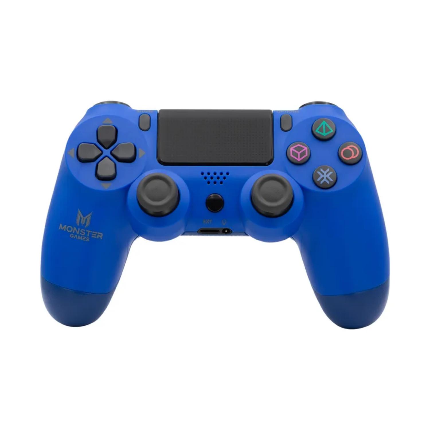 JOYSTICK PS4 BLUETOOTH D-SHOCK P4 AZUL MONSTER GAMES - 1