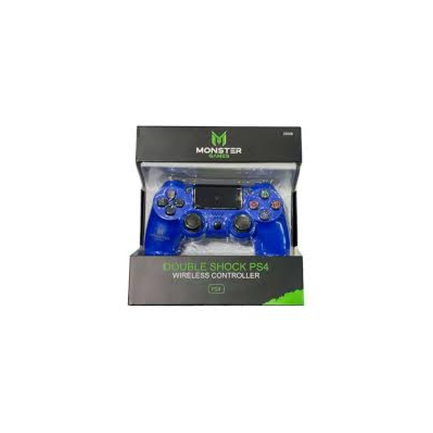 JOYSTICK PS4 BLUETOOTH D-SHOCK P4 AZUL MONSTER GAMES - 3