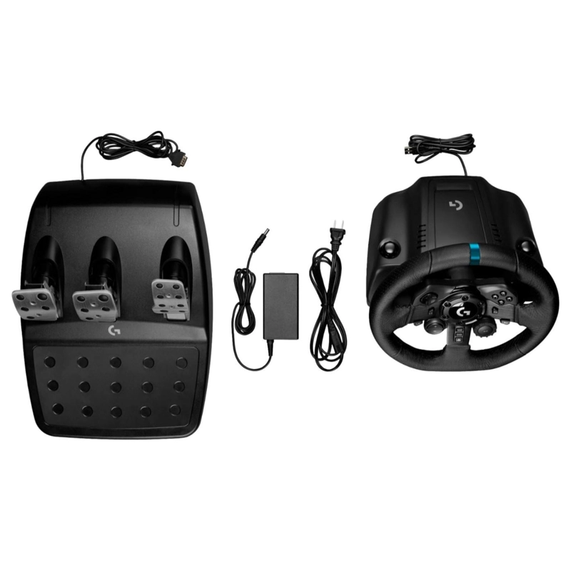 VOLANTE SIMULADOR PS4 PS5 PC USB PEDALES NEGRO G923 LOGITECH - 2