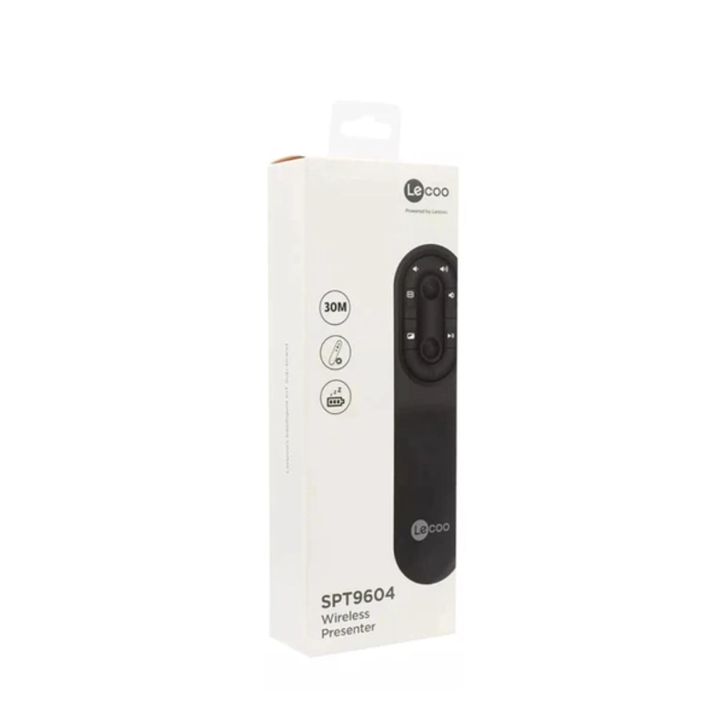 PRESENTADOR PUNTERO LASER AJUSTE VOLUMEN NEGRO SPT9604 LECCO - 3