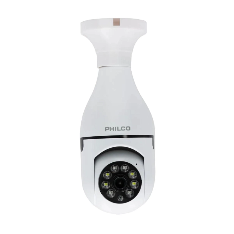 CAMARA DE SEGURIDAD WIFI TIPO AMPOLLETA VN HD CW9120 PHILCO - 1