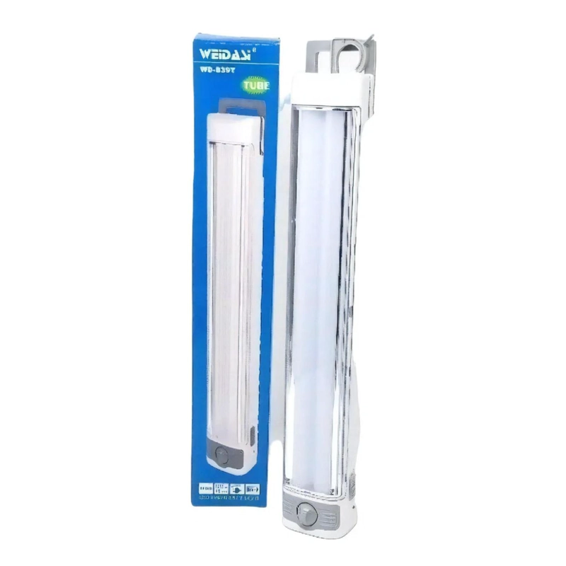 LAMPARA DE EMERGENCIA LED RECARGABLE PORTATIL BLANCA - 4