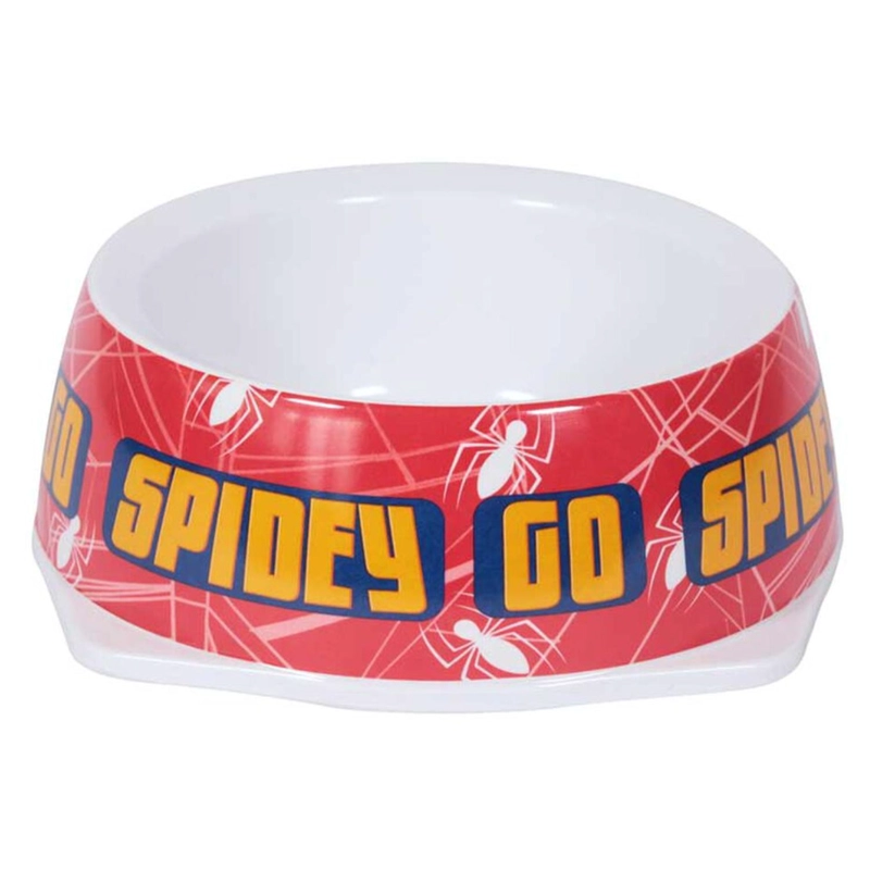 PLATO DE ALIMENTO O AGUA PARA MASCOTAS SPIDERMAN - 1