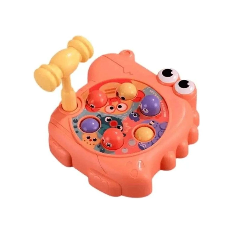 JUGUETE DIDACTICO INTERACTIVO MARTILLO ROSADO INFANTIL - 1