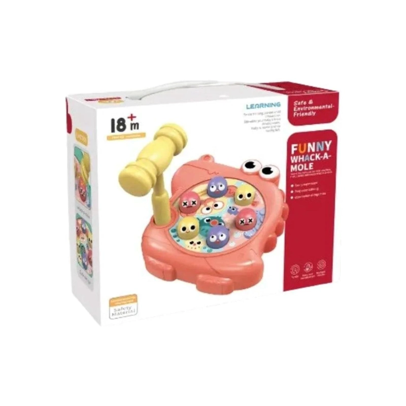 JUGUETE DIDACTICO INTERACTIVO MARTILLO ROSADO INFANTIL - 3