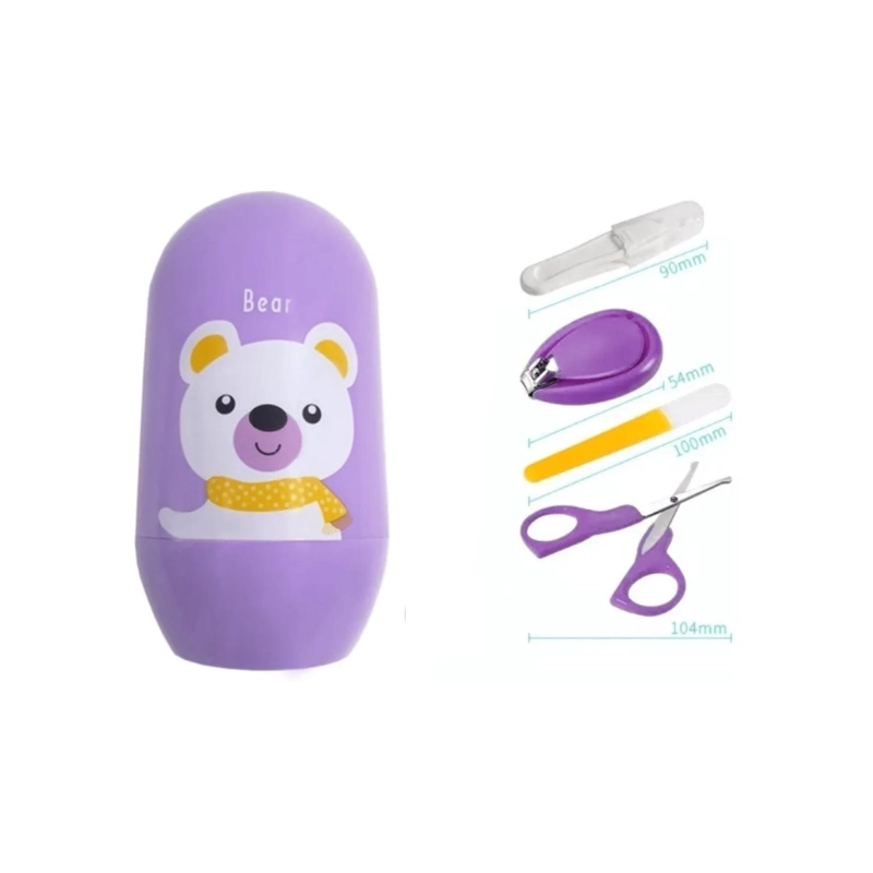 SET DE MANICURE PARA BEBES 4 EN 1 VARIOS DIESEÑOS INFANTILES - 2