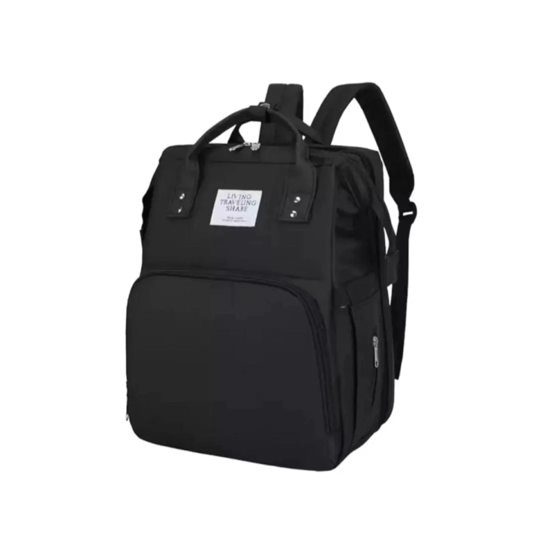 PAÑALERA 3 EN 1 MOCHILA CUNA 25X40CM MUDADOR PORTATIL BEBES - 4