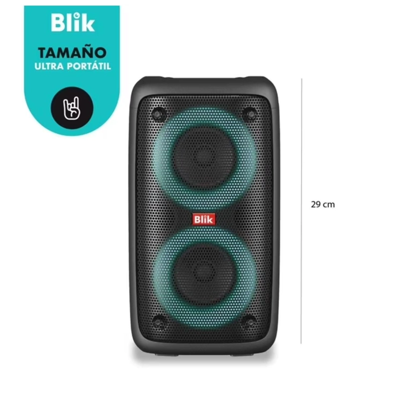 PARLANTE BLUETOOTH MICROFONO KARAOKE 10W VOICE 3 BLIK - 2