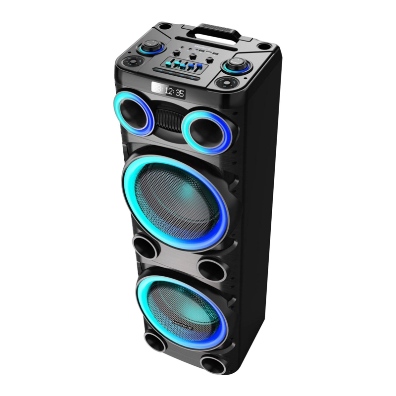PARLANTE KARAOKE BLUETOOTH 150WX2 CONSOLA DJ MGKRAKEN MASTER G - 2