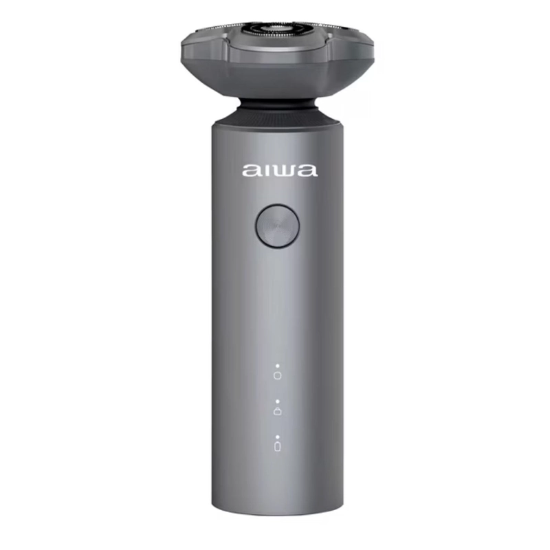 AFEITADORA ROTATIVA RECARGABLE IPX7 2 CABEZALES AW-AB6004 AIWA - 1