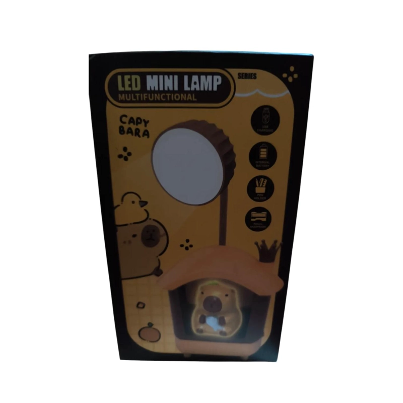 MINI LAMPARA LED DE ESCRITORIO USB TEMATICA CAPIBARA - 4