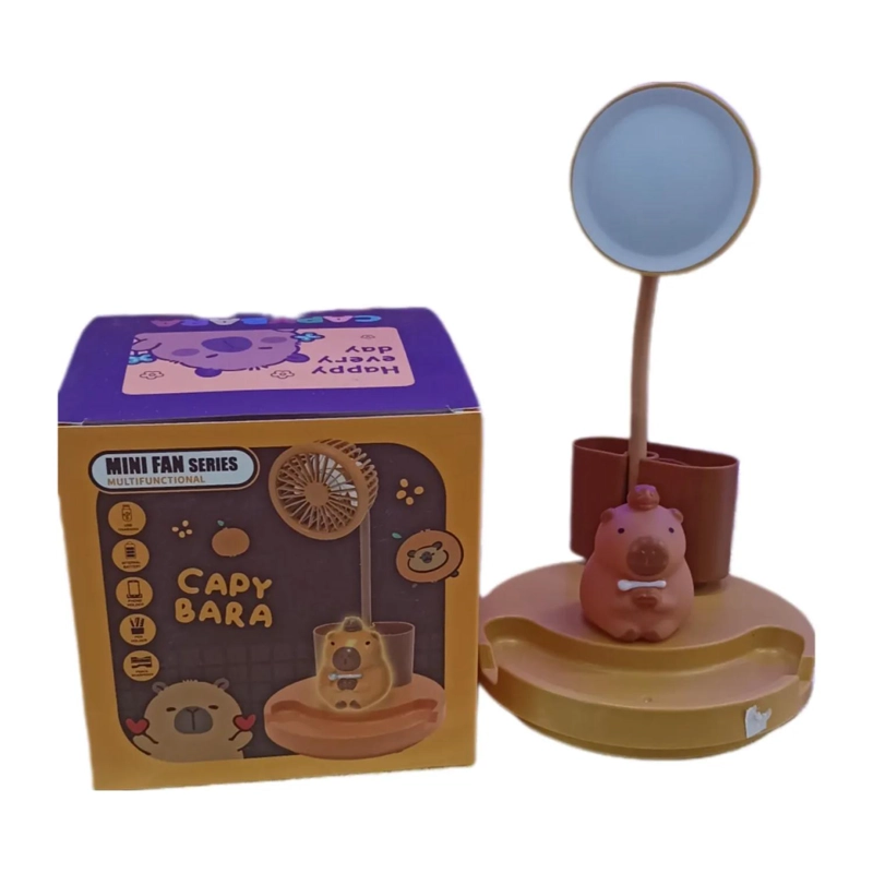 MINI LAMPARA Y ORGANIZADOR DE ESCRITORIO USB CAPIBARA - 4