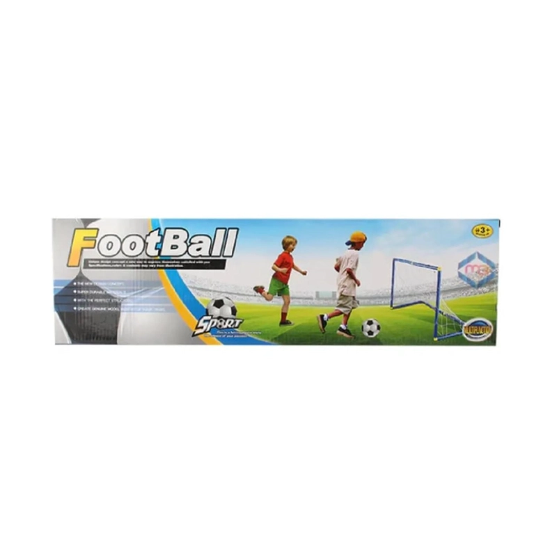JUGUETE ARCO DE FUTBOL ARMABLE CON RED Y BALON INFANTIL - 2