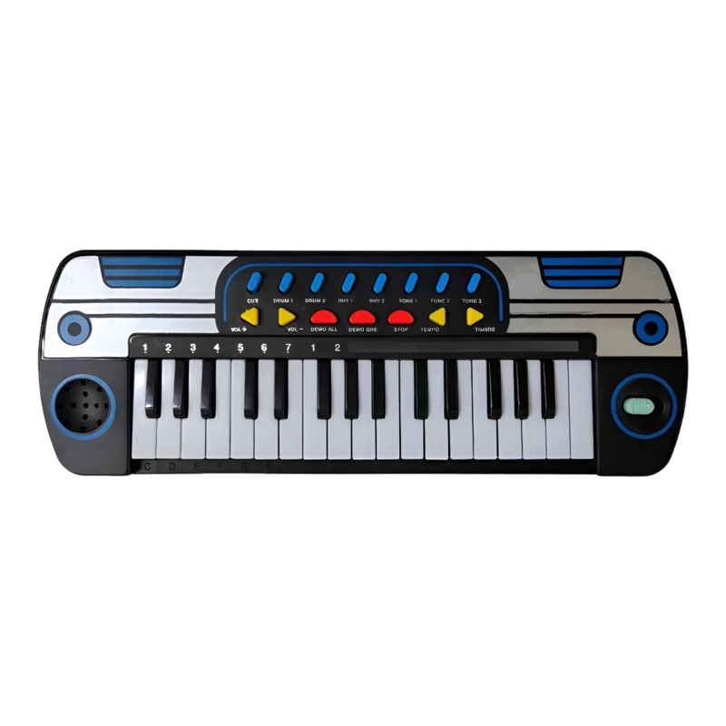 JUGUETE PIANO TECLADO MUSICAL 32 TECLAS CON SONIDO INFANTIL - 1