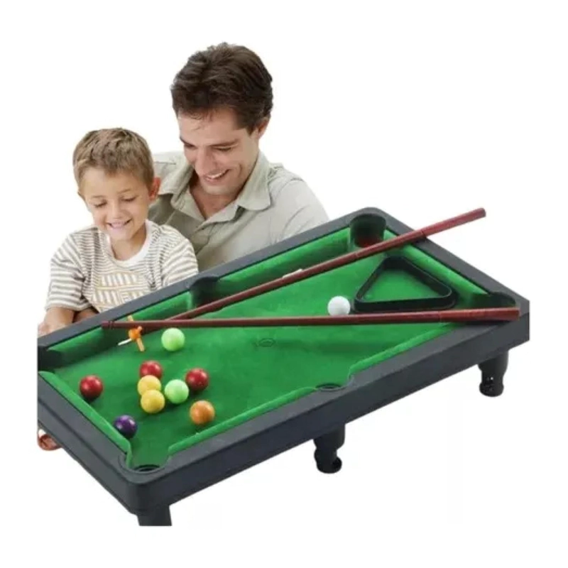 JUGUETE MINI MESA DE POOL BILLAR CON ACCESORIOS INFANTIL - 4