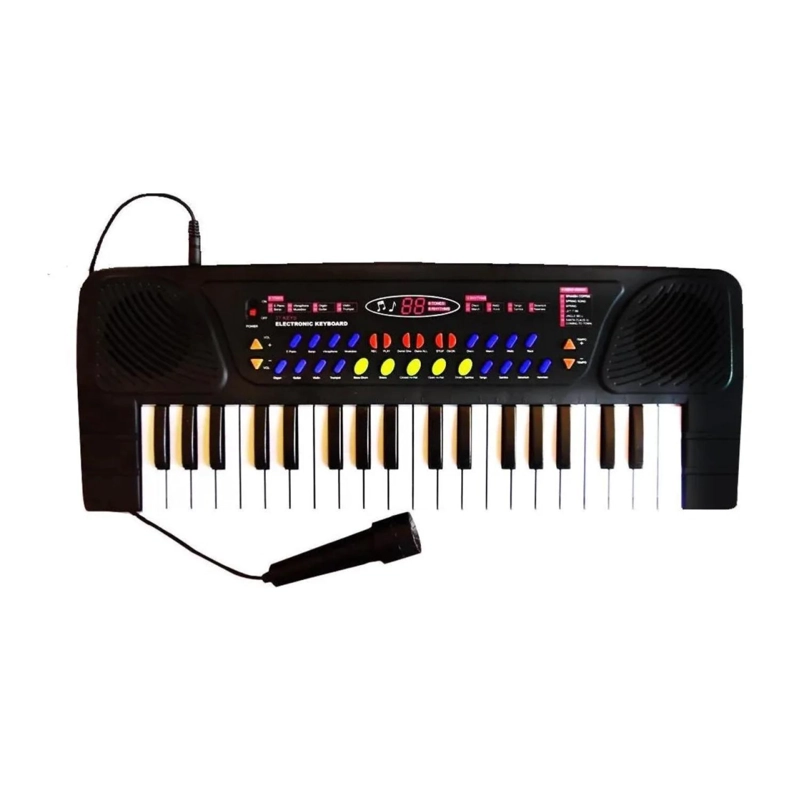 JUGUETE PIANO TECLADO MUSICAL CON 37 TECLAS SONIDOS INFANTIL - 1