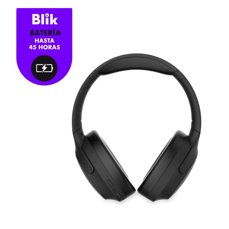 AUDIFONOS BLUETOOTH OVEREAR PLEGABLES NEGRO 600 ESSENCE BLIK - 2