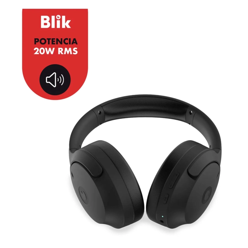 AUDIFONOS BLUETOOTH OVEREAR PLEGABLES NEGRO 600 ESSENCE BLIK - 3