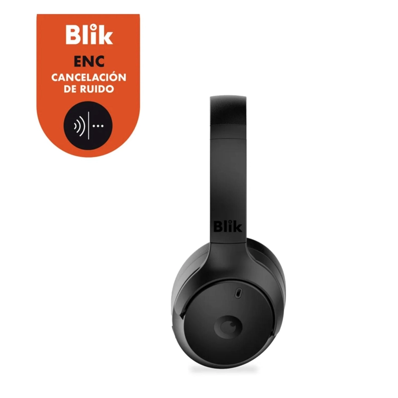AUDIFONOS BLUETOOTH OVEREAR PLEGABLES NEGRO 600 ESSENCE BLIK - 4