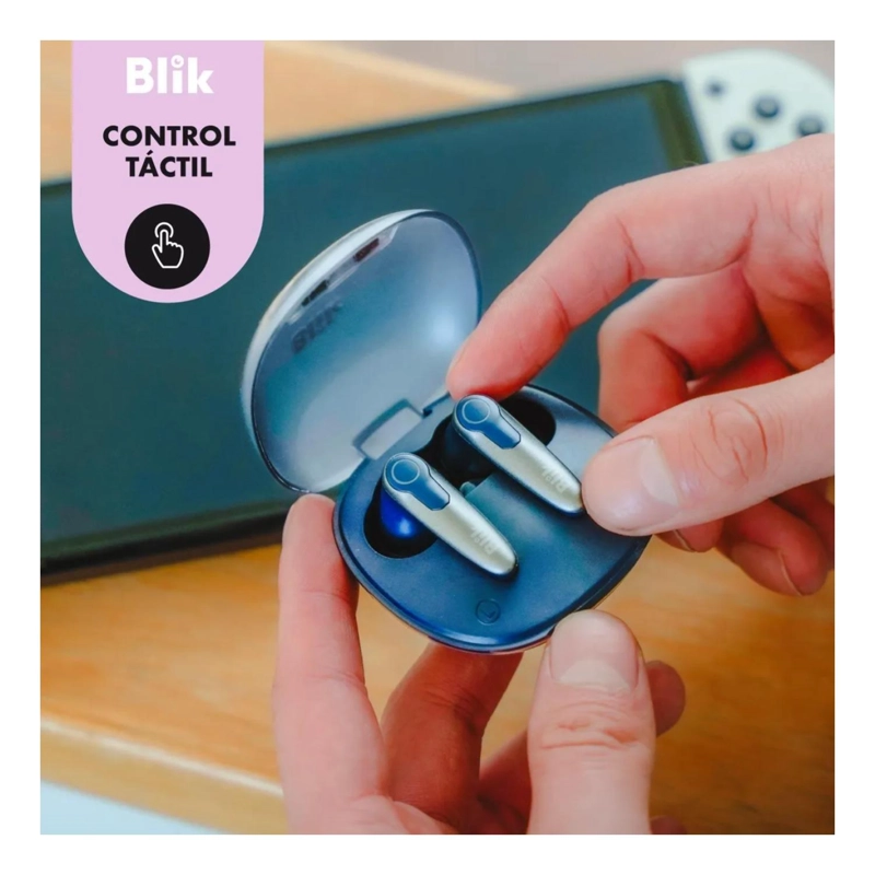 AUDIFONOS BLUETOOTH INEAR TWS GRIS GAME-X BLIK - 2