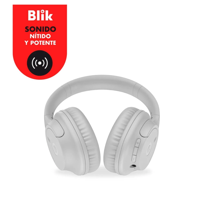 AUDIFONOS BLUETOOTH OVEREAR PLEGABLES GRIS SOUL250 BLIK - 4
