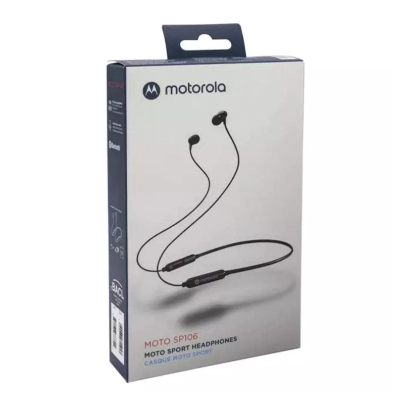 AUDIFONOS BLUETOOTH INEAR DEPORTIVOS NEGRO SP106 MOTOROLA - 3