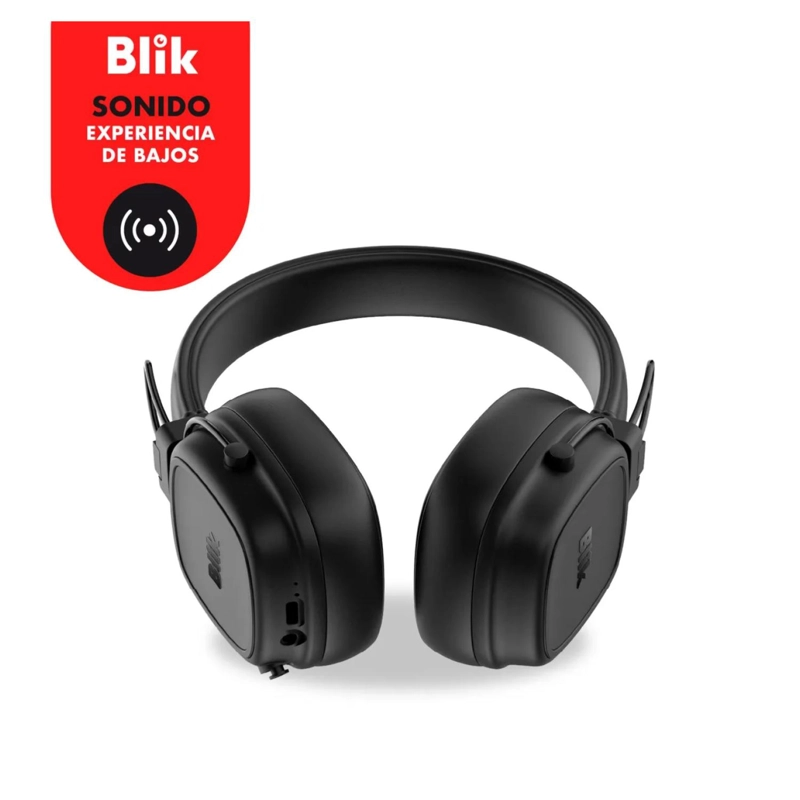 AUDIFONOS BLUETOOTH OVEREAR ACOLCHADOS NEGRO FEEL250 BLIK - 2
