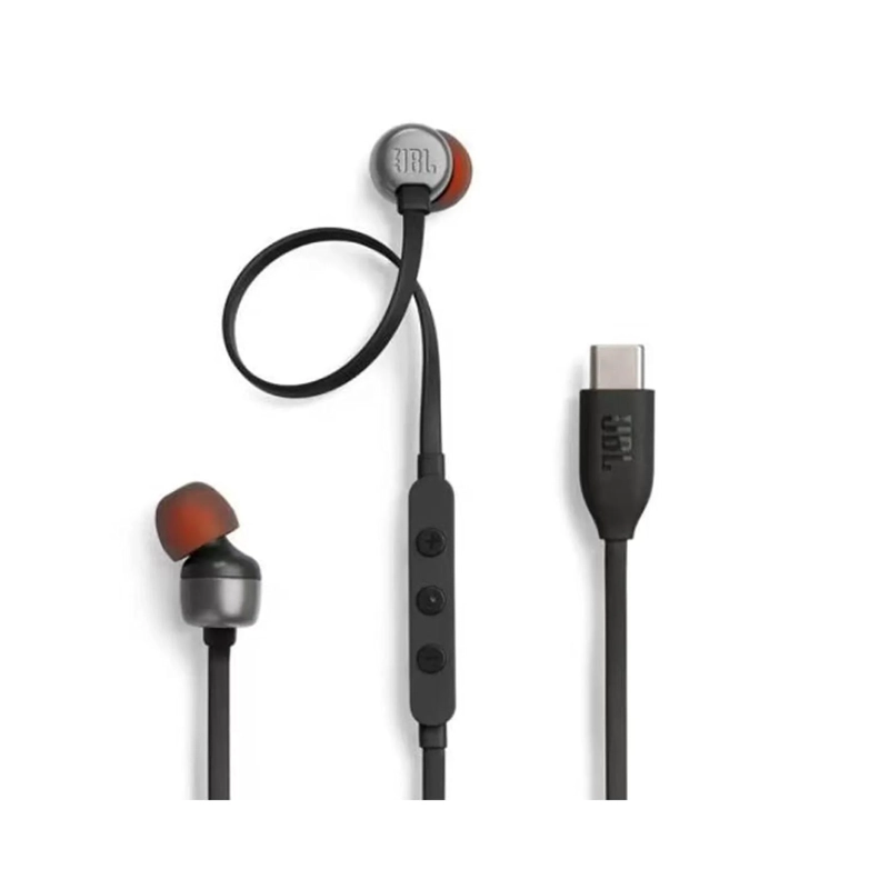 AUDIFONOS ALAMBRICO USB C MANOS LIBRES NEGRO TUNE 310C JBL - 3