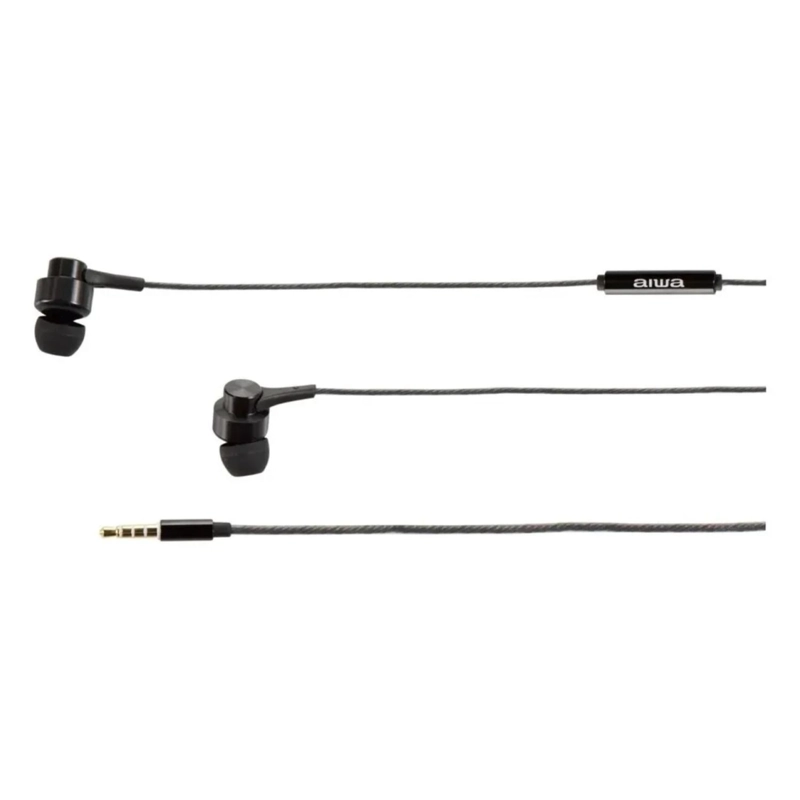 AUDIFONOS MANOS LIBRES JACK 3.5MM INEAR NEGRO AW1 AIWA - 2