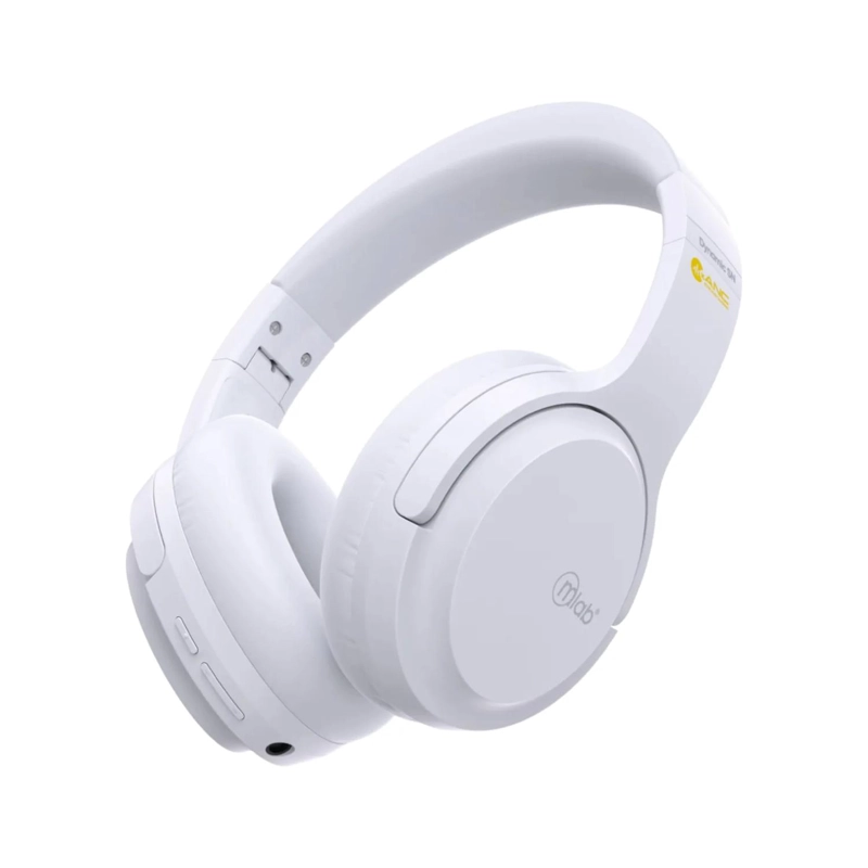 AUDIFONOS BLUETOOTH OVEREAR BLANCO DYNAMIC STOP NOISE MLAB - 3