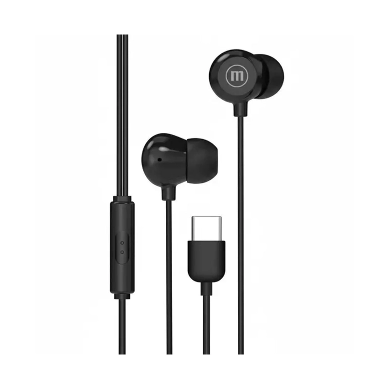 AUDIFONOS MANOS LIBRES USB C INEAR NEGRO IN-BAX MAXELL - 4