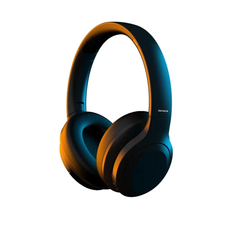 AUDIFONOS BLUETOOTH OVEREAR PLEGABLES NEGRO AW-45ANC AIWA - 3