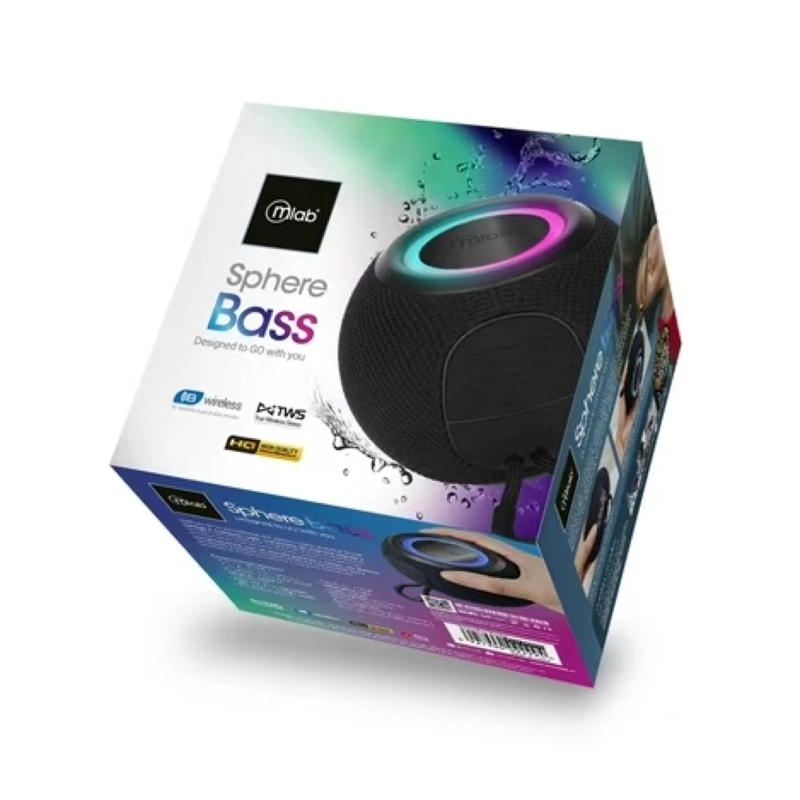 PARLANTE BLUETOOTH TWS PORTATIL 5W SPHERE BASS 9299 MLAB - 4
