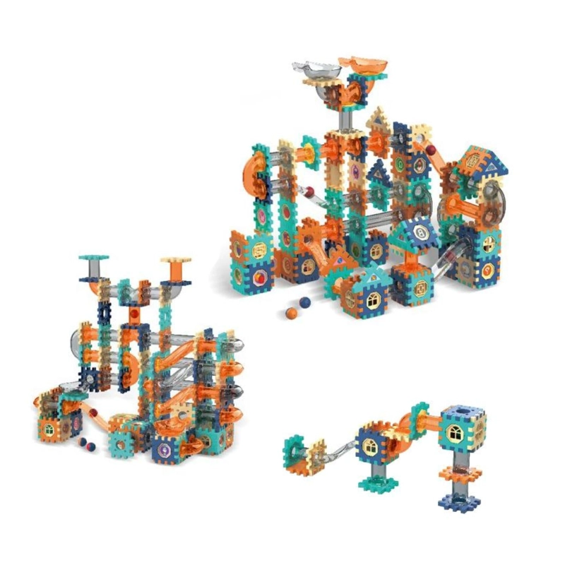 JUGUETE BLOQUES MAGNETIOS PISTAS DE BOLITAS 246PZAS INFANTIL - 2
