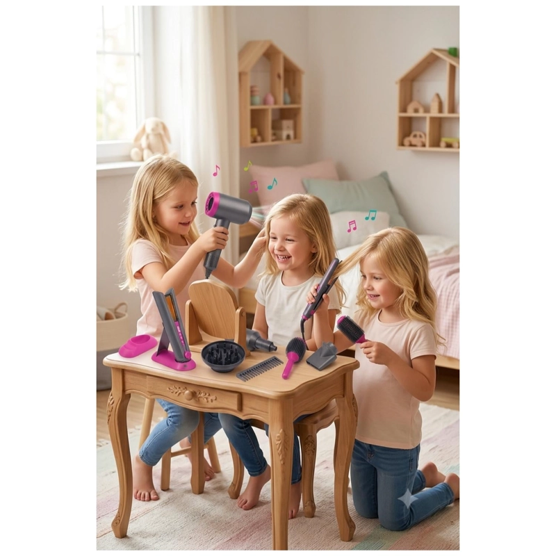 JUGUETE SET SALON DE BELLEZA 7PZAS CON LUCES Y SONIDOS INFANTIL - 2