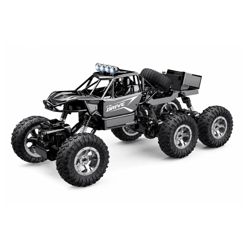 JUGUETE AUTO A CONTROL REMOTO 6X6 1:12 LUCES LED INFANTIL - 2