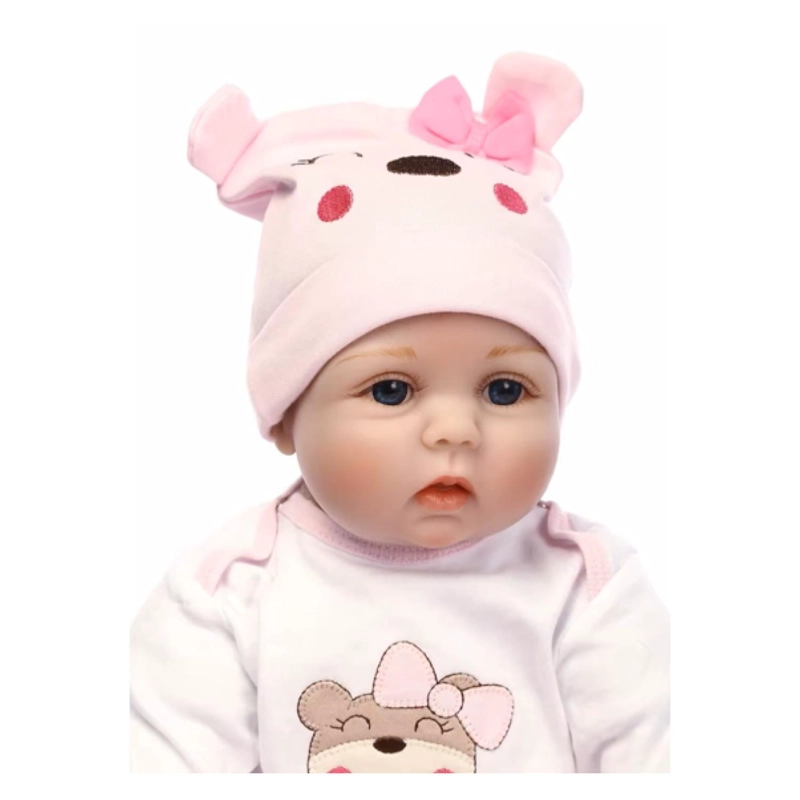 JUGUETE MUÑECA BEBE REBORN REALISTA 55CM CON ACCESORIOS INFANTIL - 3