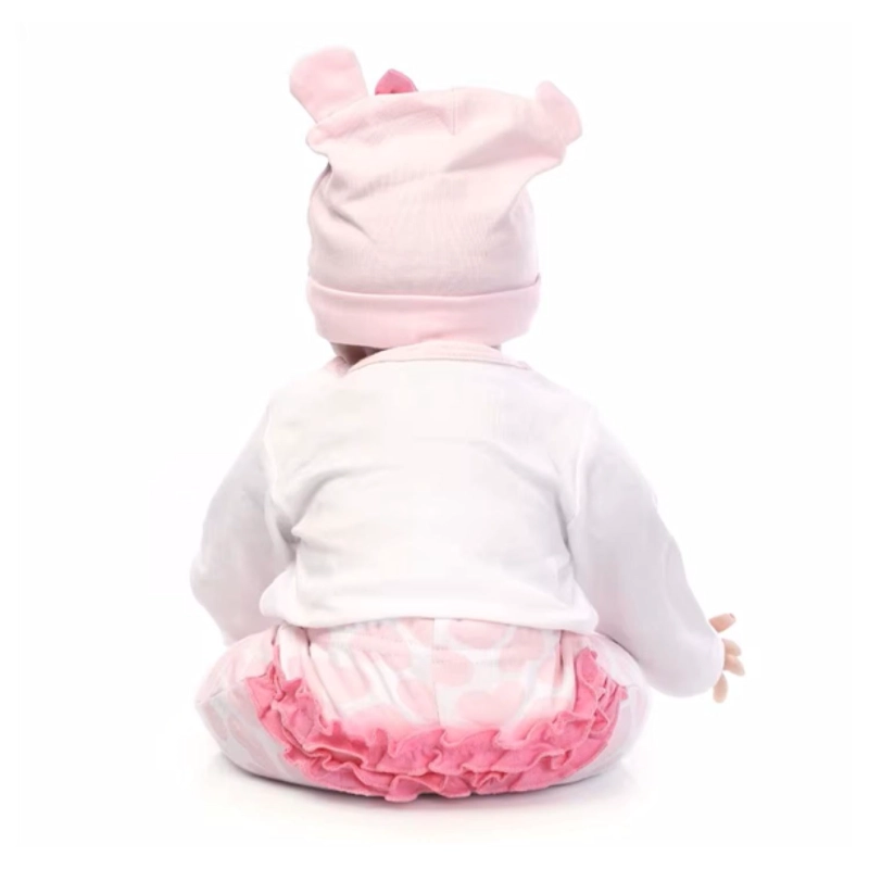 JUGUETE MUÑECA BEBE REBORN REALISTA 55CM CON ACCESORIOS INFANTIL - 4