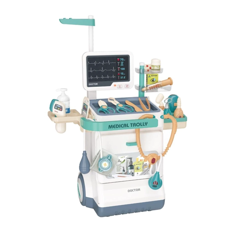 JUGUETE SET DE DOCTOR ELECTROCARDIOGRAMA 26PZAS INFANTIL - 1