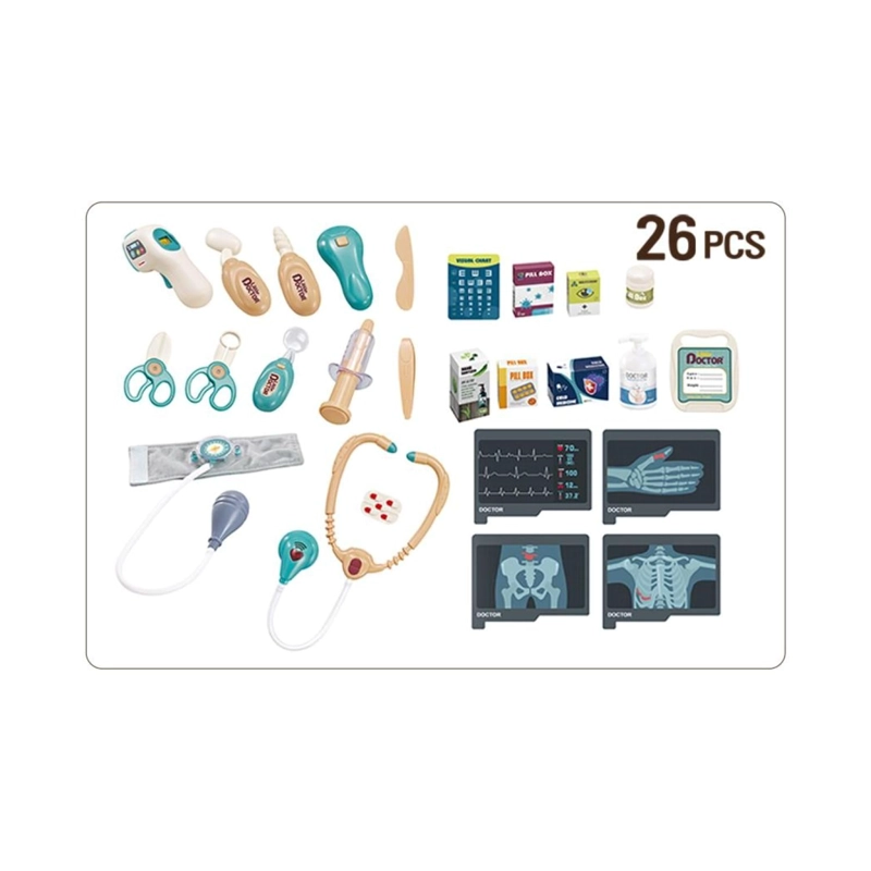 JUGUETE SET DE DOCTOR ELECTROCARDIOGRAMA 26PZAS INFANTIL - 2
