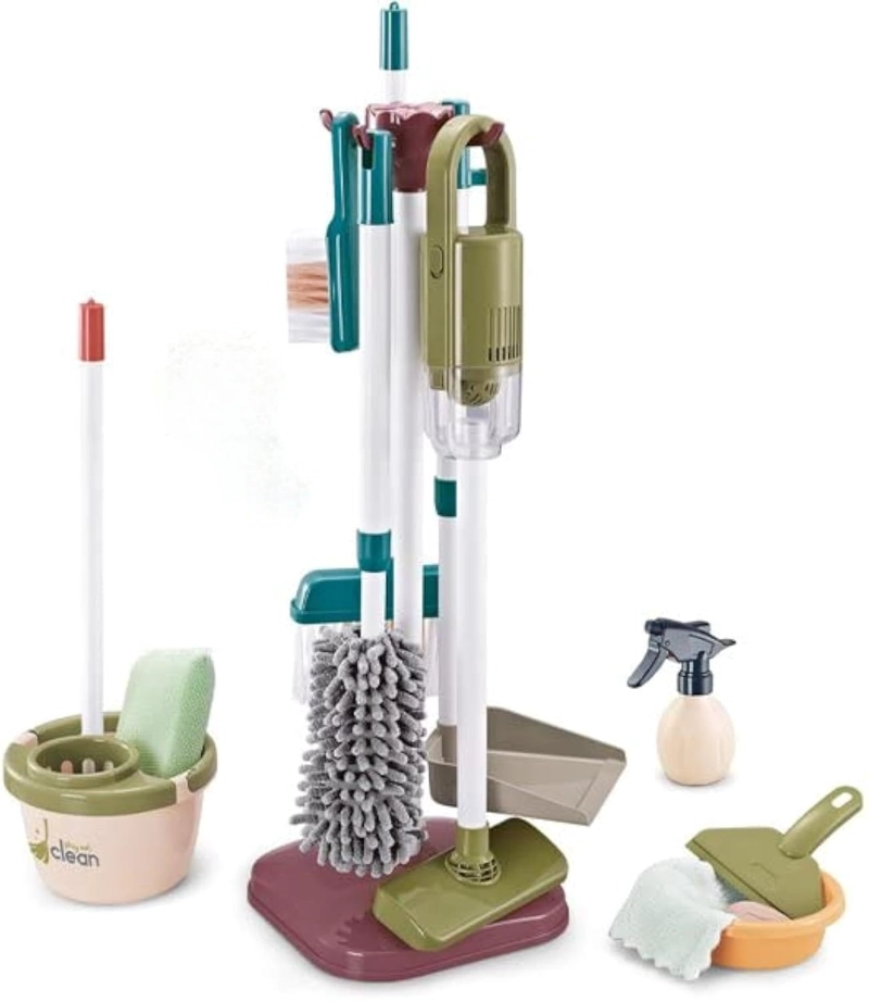 JUGUETE SET DE LIMPIEZA 23PZAS CON ASPIRADORA A PILAS INFANTIL - 1