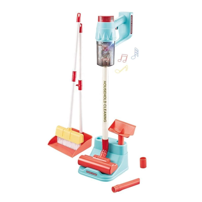 JUGUETE SET DE LIMPIEZA 16PZAS CON ASPIRADORA A PILAS INFANTIL - 1