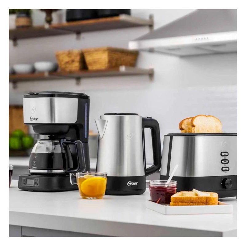 CAFETERA ELECTRICA 8 TAZAS 800W PROGRAMABLE BVSTDC10SS OSTER - 2