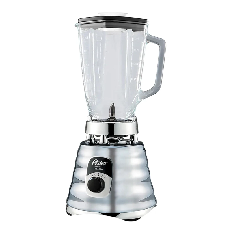 LICUADORA CLASICA CROMADA VASO VIDRIO 1250ML BLST4655 OSTER - 3